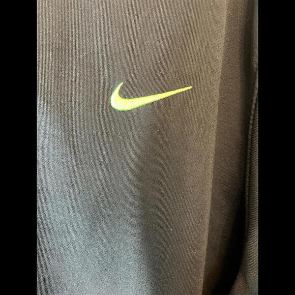 Nike Dri-Fit Full Zip Jacket Men’s XXL Black Neon Yellow Running Training - Picture 3 of 5